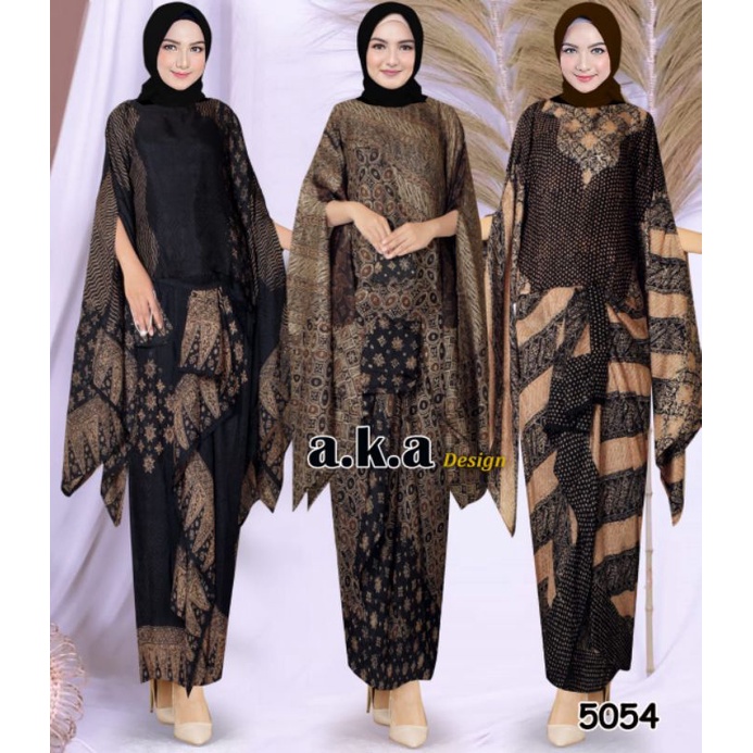 Setelan rok batik viscose premium//baju setelan wanita//setelan batik semi sutra