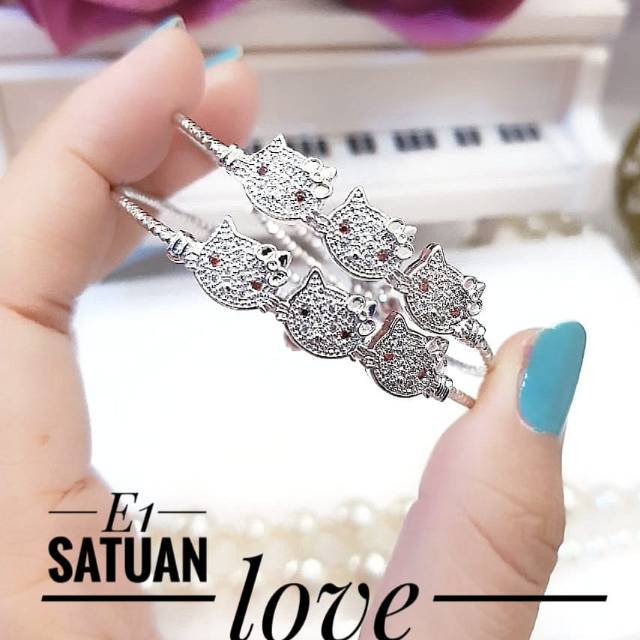 Xuping gelang anak lapis emas 18k 0734k