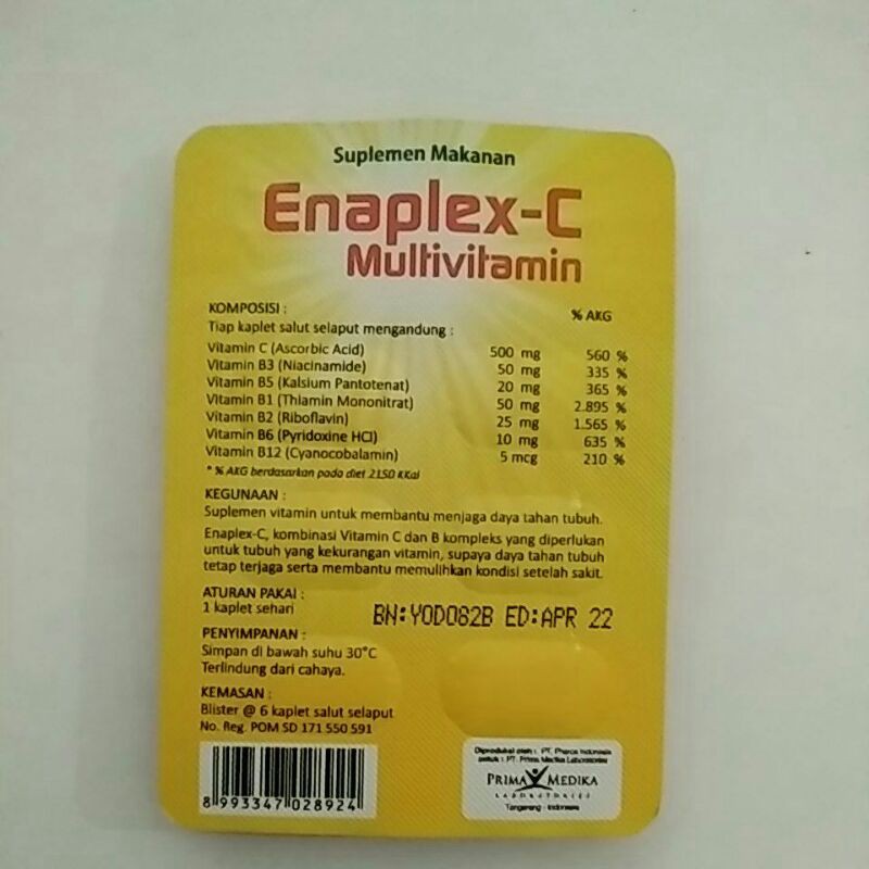 enaplex c multivitamin