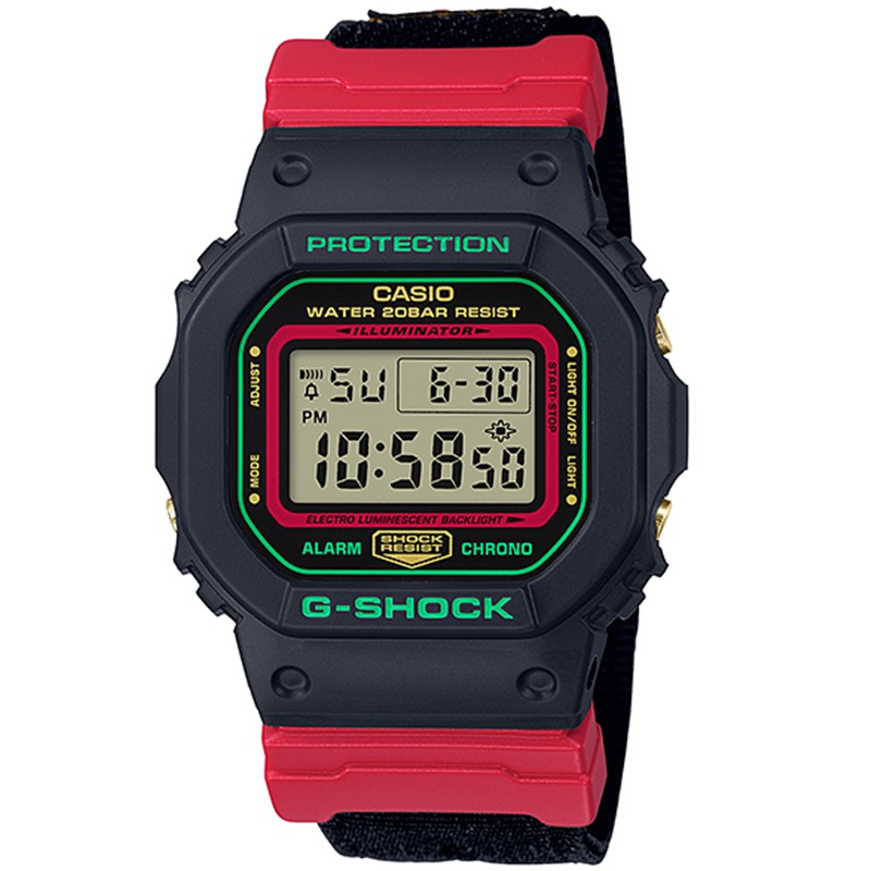 CASIO ORIGINAL G-SHOCK G SHOCK DW-5600THC-1D DW 5600THC 1D 5600 THC DW5600 JAM TANGAN PRIA CL