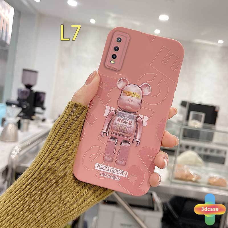 Soft Case Motif Cartoon Robot Bear Angel Eyes Case VIVO Y21 2021 Y12S Y12 Y20 Y91C Y30 Y21S Y20S Y12i Y15S Y91 Y30i Y93 Y95 Y15 Y17 Y53 Y50 Y53S Y51 2020 Y51A Y15A Y10 Y76S Y76 Y33S Y1S Y11 Y31 Y20i Y91i Y90 Y51S Y12A