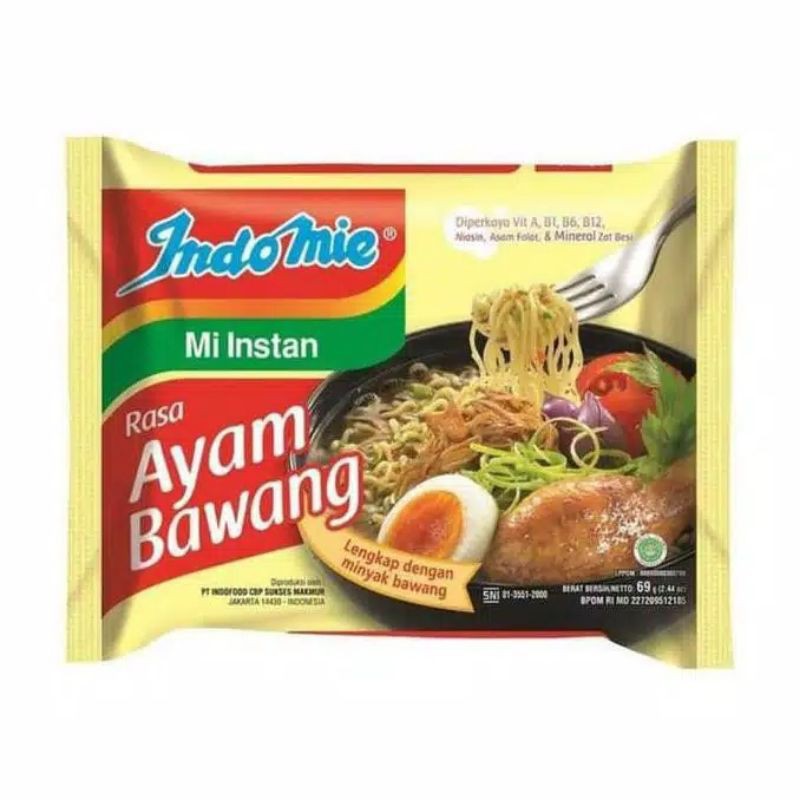 

INDOMIE AYAM BAWANG MIE INSTAN {69gr}