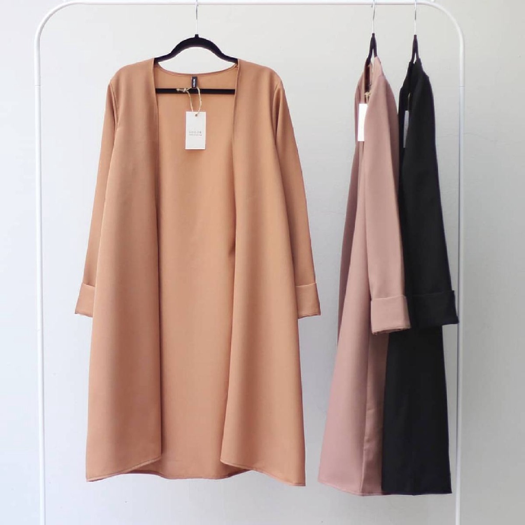 Baju Atasan Pony Outer Cardigan Moscrepe