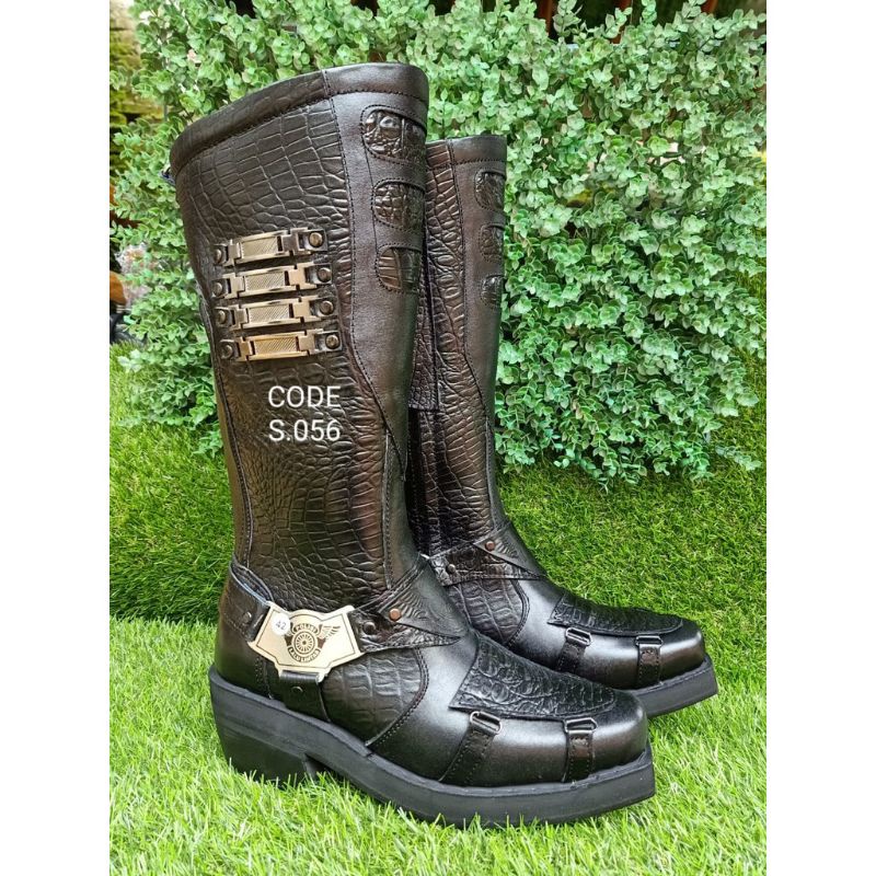 SEPATU TUNGGANG POLISI DISHUB LLAJ KULIT - SEPATU TUNGGANG DISHUB - SEPATU TUNGGANG LLAJ