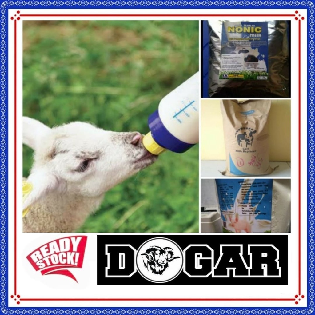 SUSU PENGGANTI HEWAN (MERK NONIC) BUAT SAPI, KAMBING ,KERBAU ,ANJING ,KUCING (SEMUA HEWAN BISA)