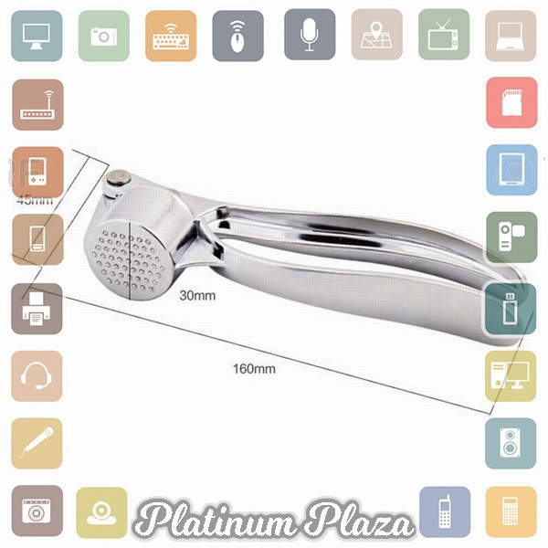 Easy Stainless Steel Garlic Pressure / Penghancur Bawang - A42`6112EB-