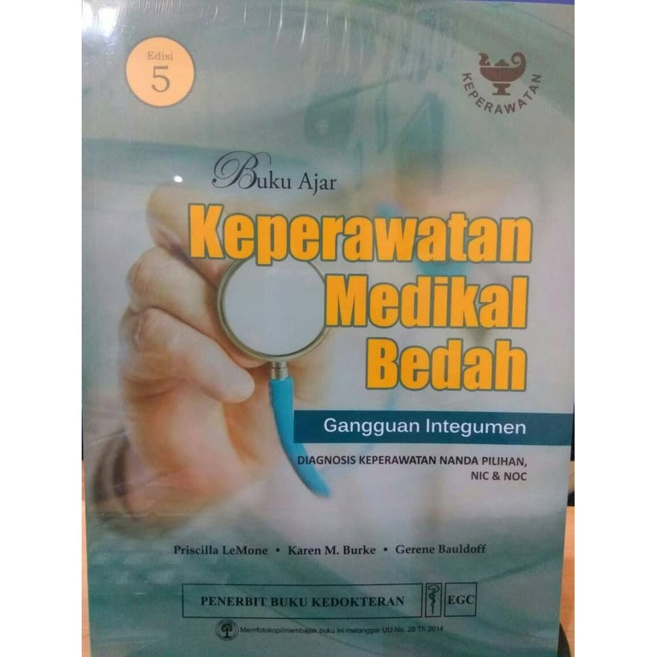 BUKU AJAR KEPERAWATAN MEDIKAL BEDAH  GANGGUAN INTEGUMEN ED.5