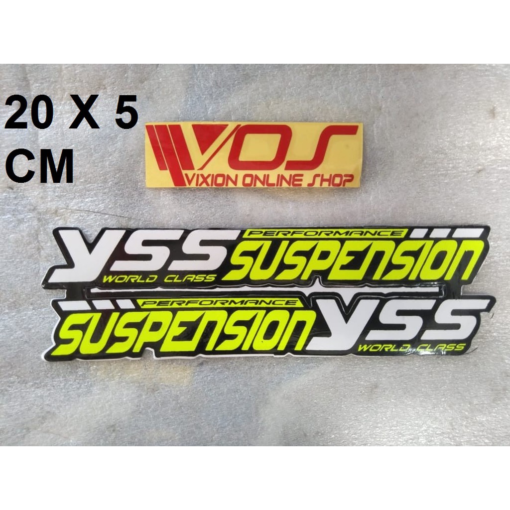 

STIKER UNIK YSS PUTIH STABILO