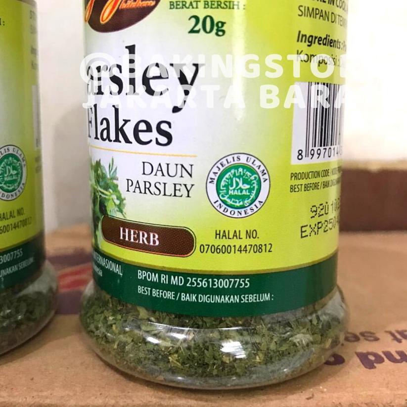 

Memang Keren--Jay's Parsley Flakes | Daun Parsley Kering 20 Gr