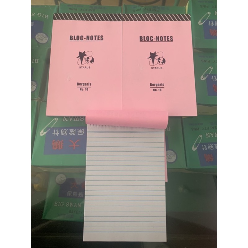

Bloc notes obor / notes blanco garis no.16 per pcs
