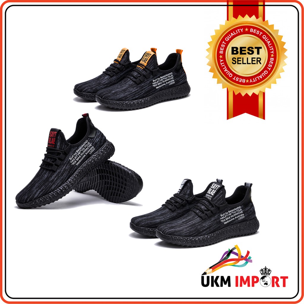 Sepatu Import Sneakers Running Shoes Model Korea Fashion Olahraga Model Korea Murah Pria