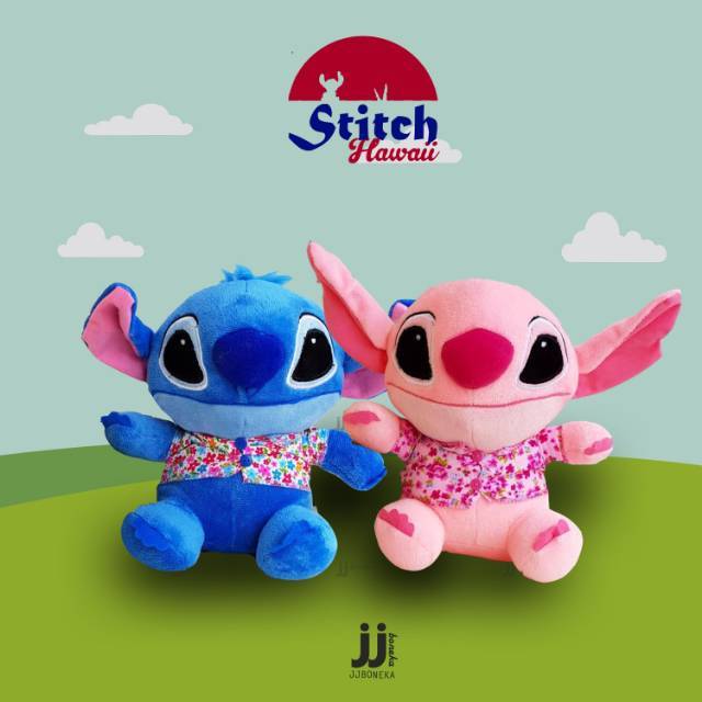 Stitch angela pink blue costume hawaii