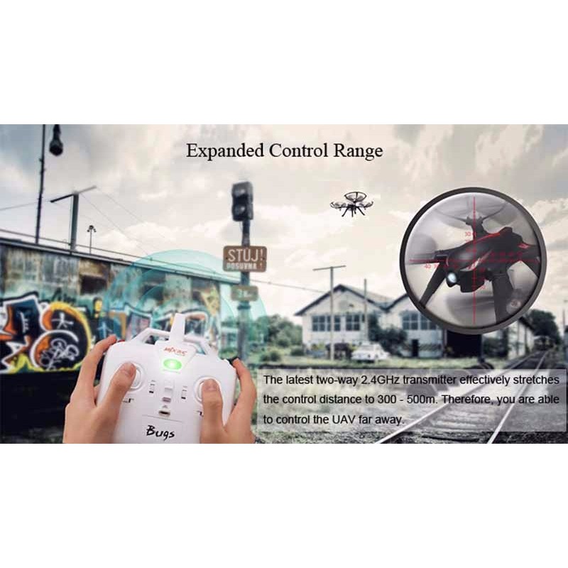 ORIGINAL MJX B3 Bugs 3 Brushless Motor 2.4G 6-Axis Camera Mount TERBARU