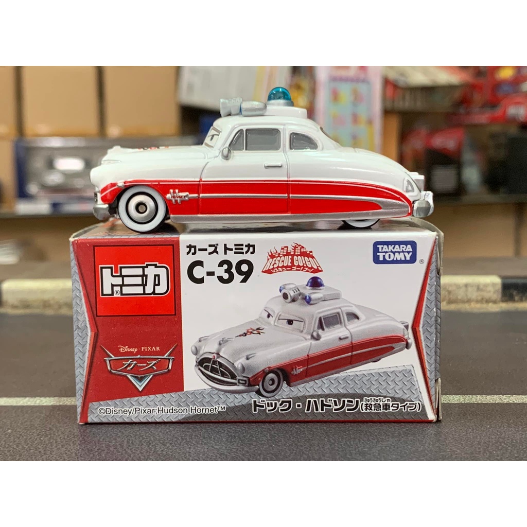 Tomica Disney Pixar Cars C39 Doc Hudson Ambulance Type Rescue Go Go