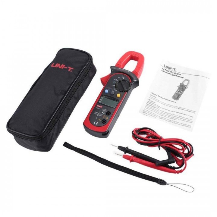 UNI-T UT-203- AC-DC Digital Clamp Meter LCD Display Multitester