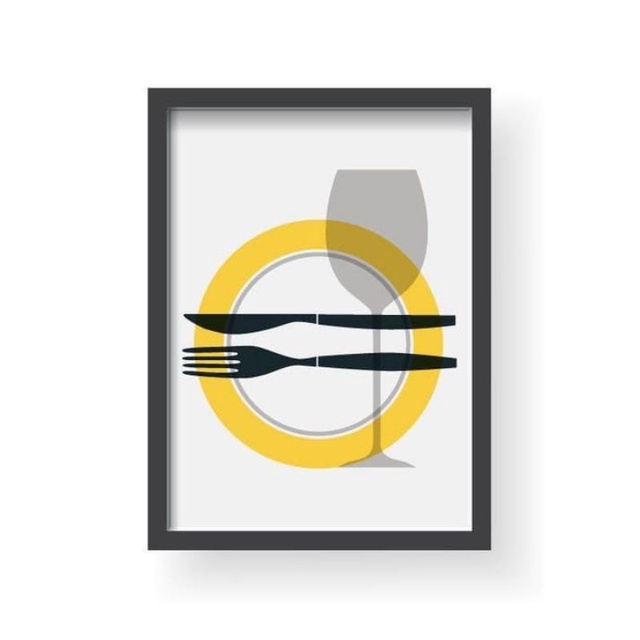 poster hiasan dinding dapur mami keren + bingkai 53×35cm.