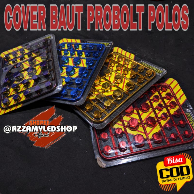 cover baut probolt/ tutup baut probolt POLOS universal semua jenis motor