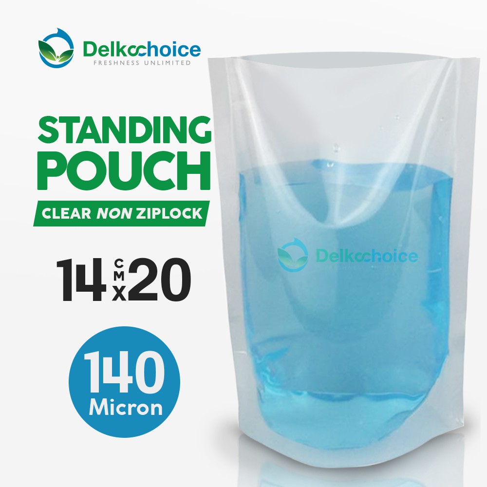 STANDING POUCH NYLON - PLASTIK KEMASAN CAIRAN 14X20
