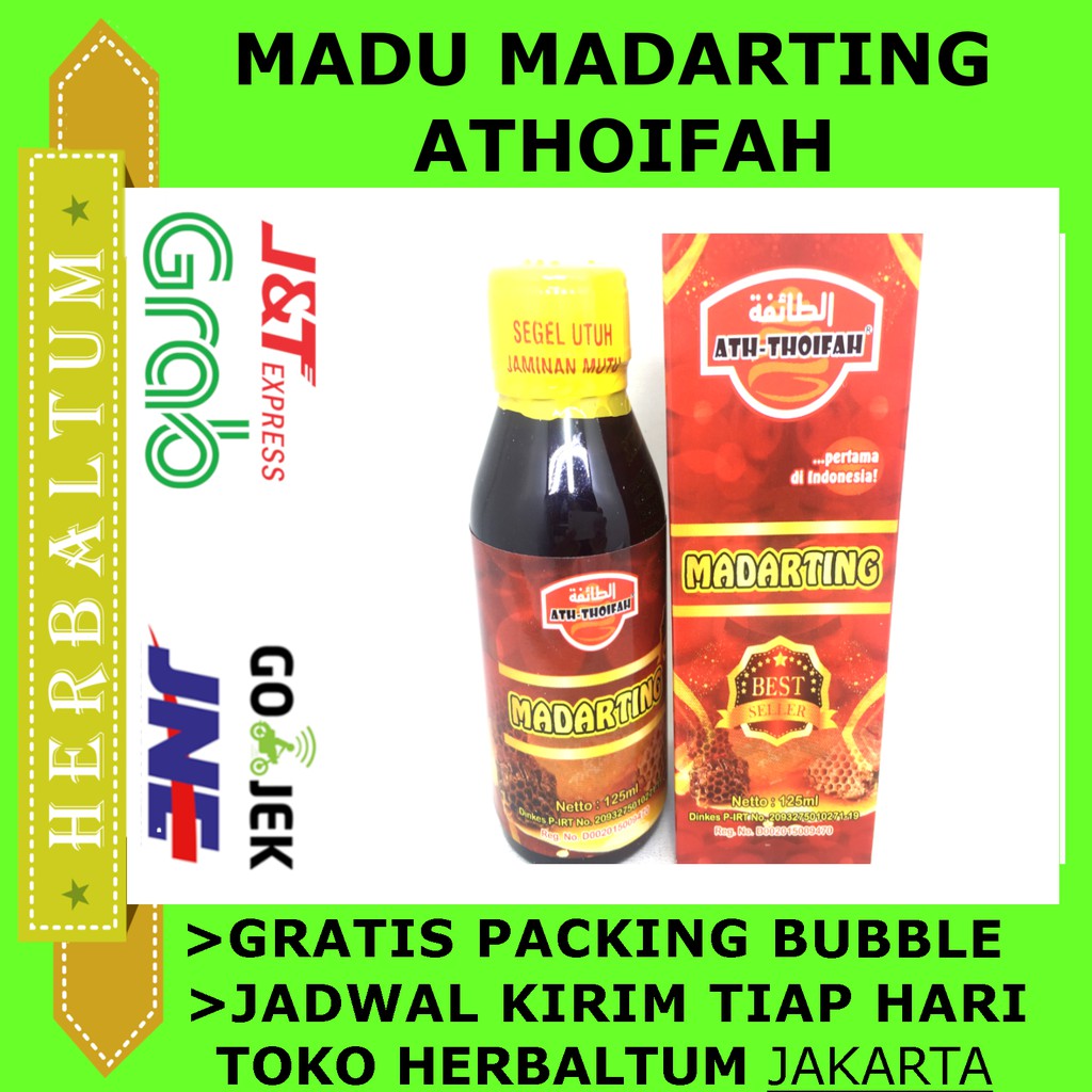 

Madarting - Ramuan Madu Murni Darah Tinggi Hipertensi Hypertension Herbal Murni tanpa BKO (Bahan Kimia Obat)