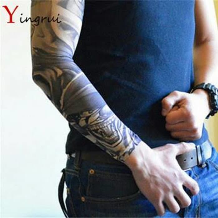 Tato Manset Tangan/Arm Sleeve Tatoo Pria Motor Lengan