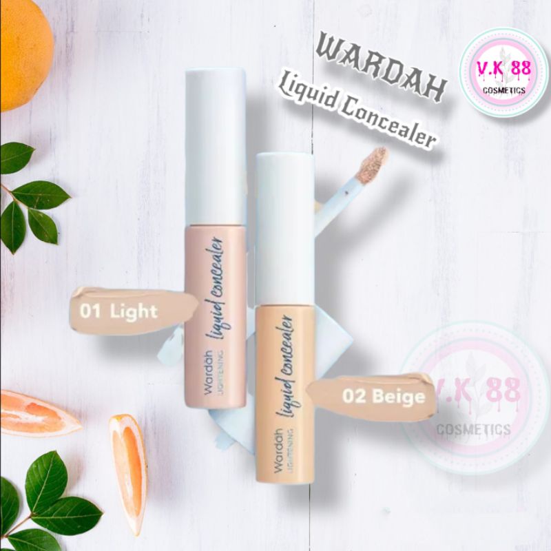 ⭐V.K 88⭐ WARDAH LIGHTENING LIQUID CONCEALER 7GR | Foundation | CONCEALER Wardah Murah Awet Waterproo