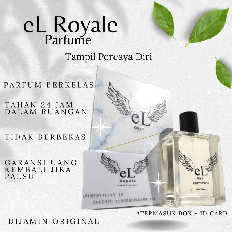 el Royale Parfum Pria yang disukai wanita tahan lama wangi terbaik Aquatic untuk date cowok beli 3 k