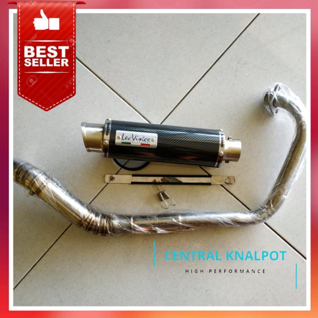 Knalpot Racing Leovince GP Corsa karbon, KnalpotRacing motor R15 V3,Xabre,Honda,CB150R,Jupiter MX