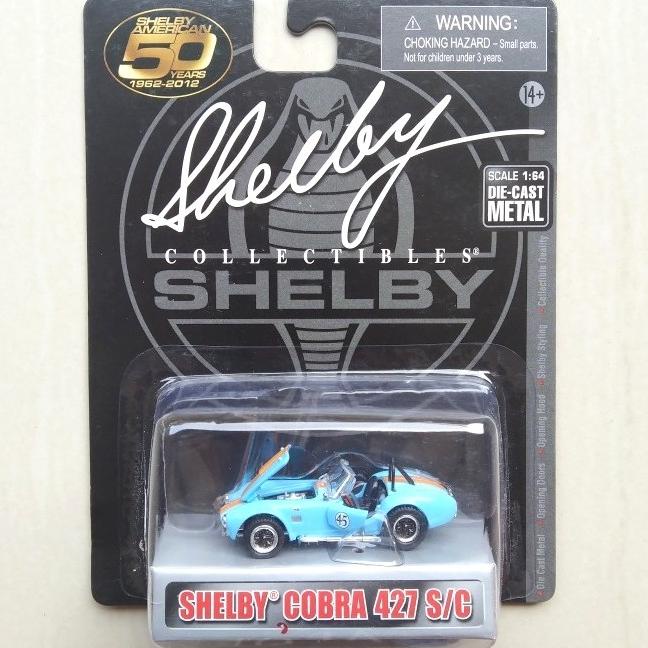 Shelby Collectibles Cobra 427 S/C Blue Gulf No Greenlight Cherokee