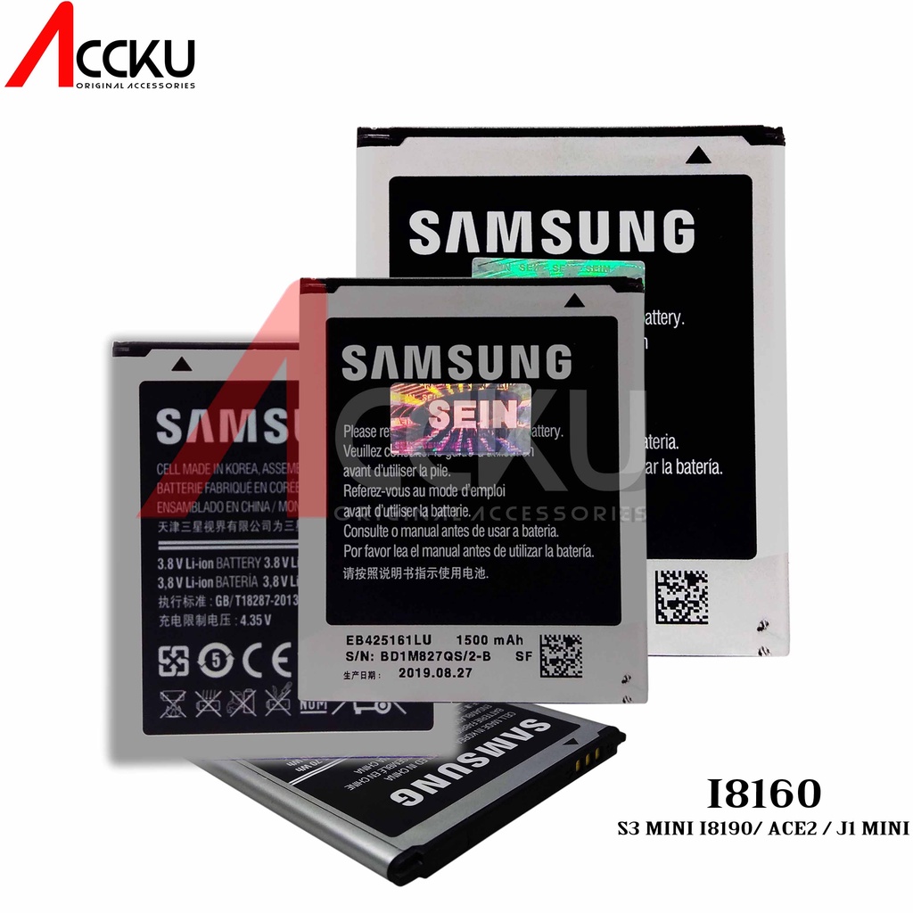 BATTERY SAMSUNG GALAXY ACE 2 / GALAXY S3 MINI / J1 MINI / I8160 EB425161LU  ORIGINAL