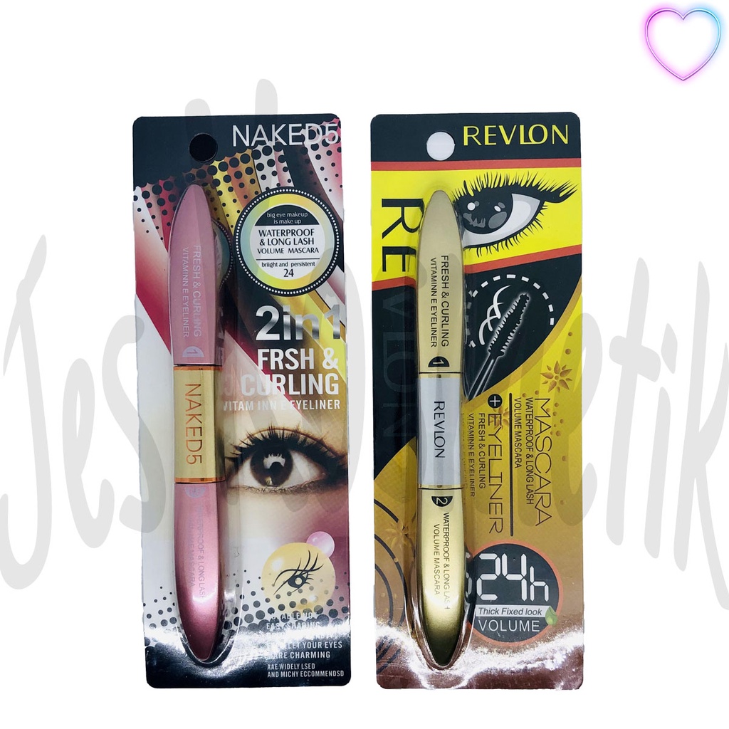 [LUSINAN] MYB Mascara Eyeliner Make Up 2 in 1 / Grosir Kosmetik