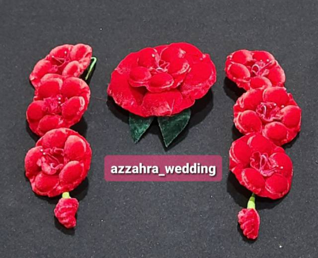 Bunga Jebehan Pengantin Jawa Jogja Sanggul Tekuk