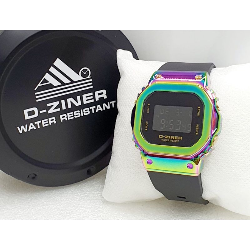 TERBARU  Jam Tangan Pria / Wanita ( Unisex ) D-ZINER D8300 Digital Original Rubber