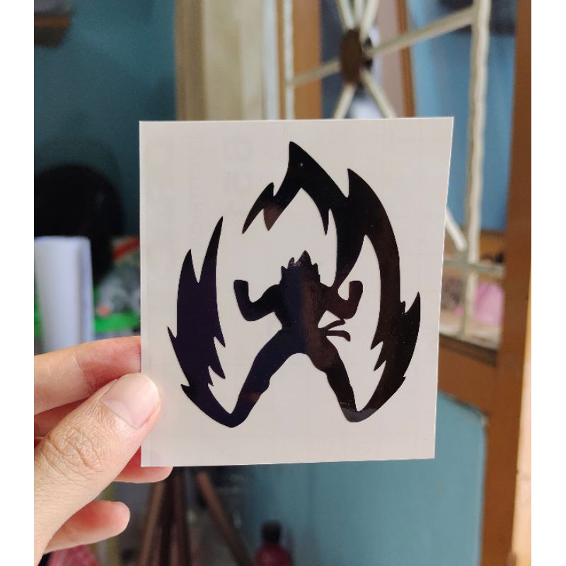 

stiker songoku dragon ball custom cutting stiker murah