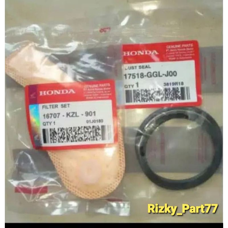 Filter fuel pump plus oring seal fuel pump beat fi beat esp scoopy fi-asli