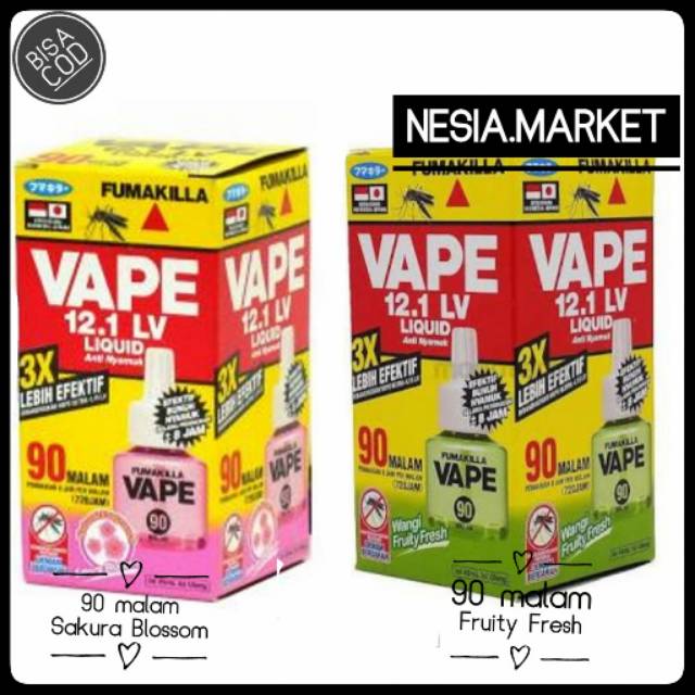 Jual Vape Liquid Refill 90 Malam Anti Nyamuk Indonesiashopee Indonesia 9893