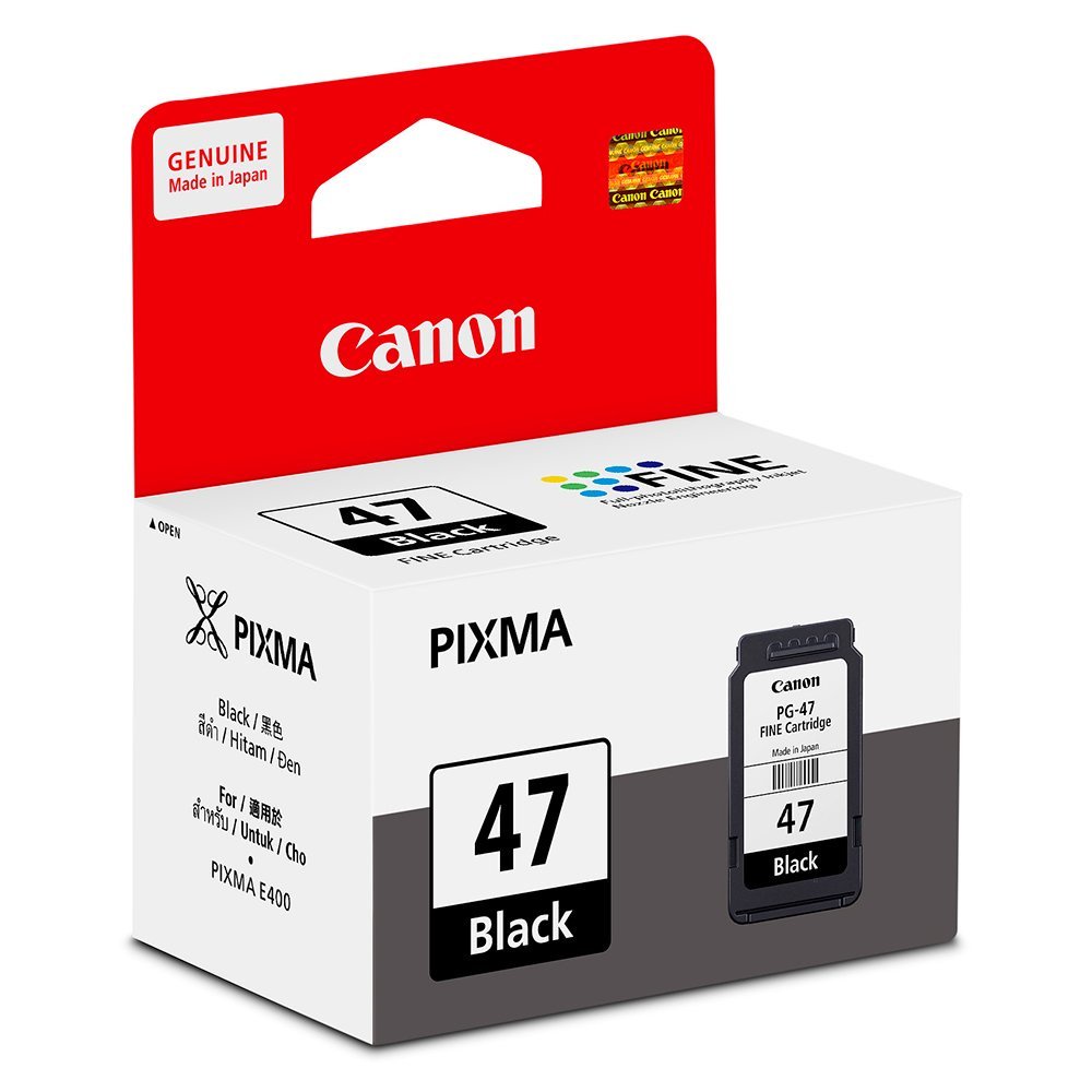 Tinta Canon 47 PG47 &amp; 57 CL57 Catridge Katrid asli &amp; resmi Datascript