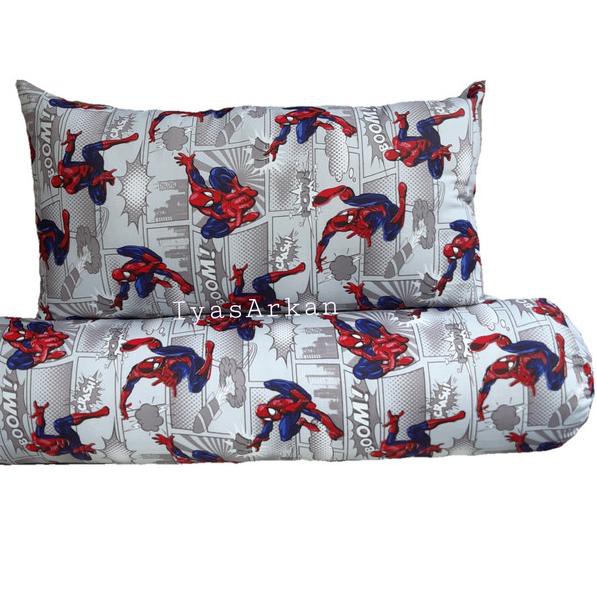 ۝ Bantal Guling Anak laki laki motif Spiderman | guling anak karakter - bantal ✽