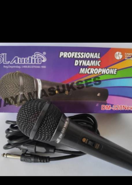 Mic kabel Slaudio DM-320/Mucrofon kabel/Mic microfon/Mic termurah