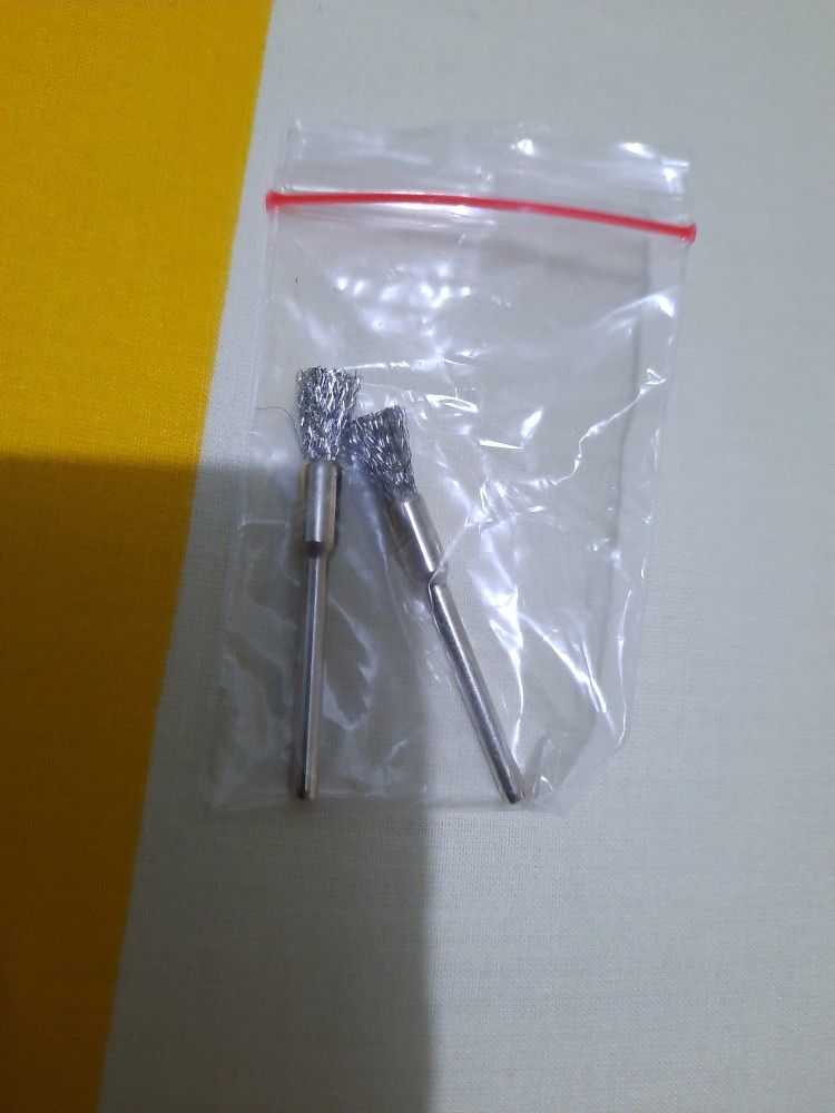 Mata Tuner Sikat Kawat Baja Silver