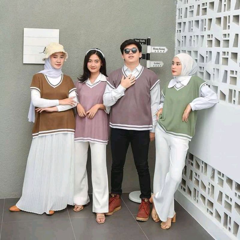 rompi rajut korea//pria wanita .