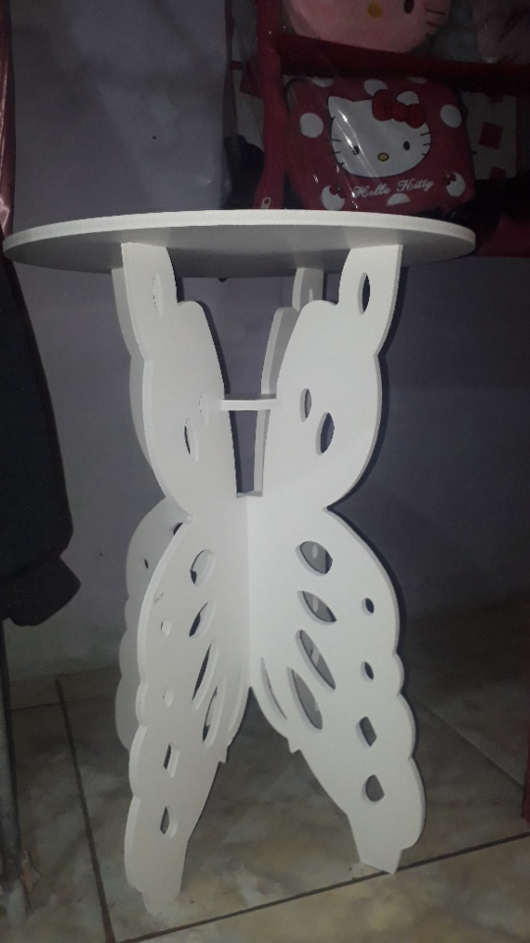 Meja Sudut Coffee Table Meja Ngopi Kupu Kupu