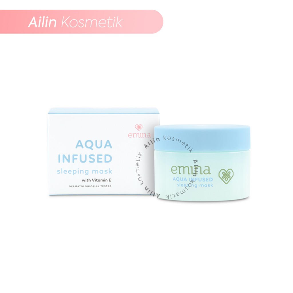 EMINA Aqua Infused Sleeping Mask 30gr / Masker Wajah Emina by AILIN