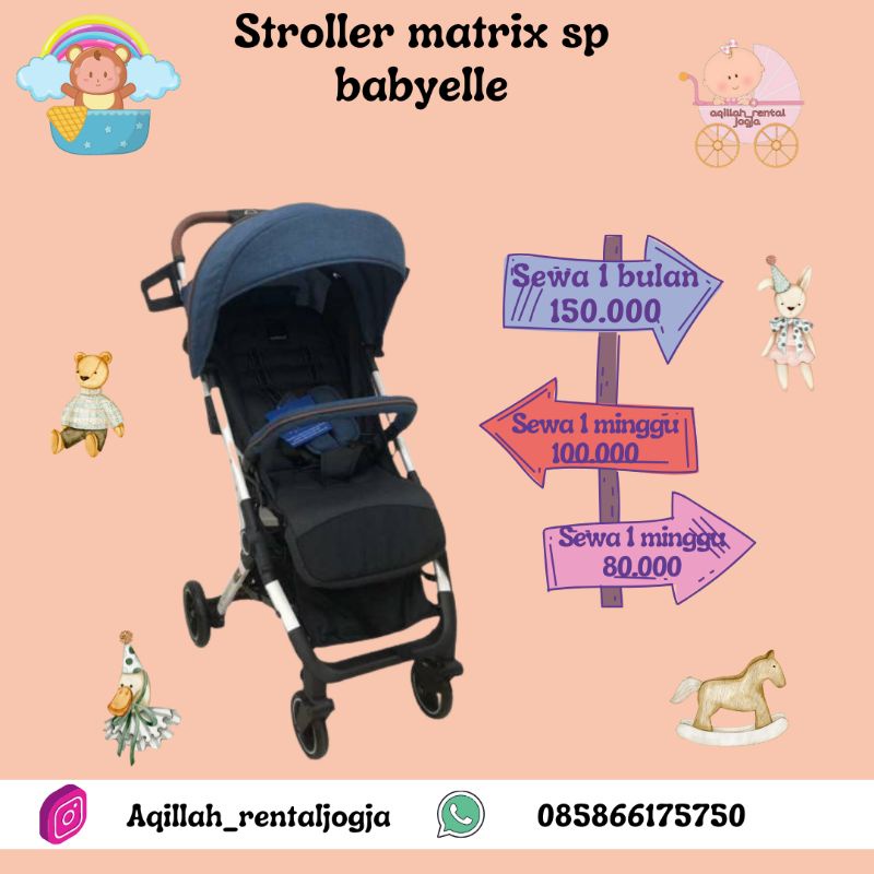 sewa Jogja Stroller matrix babyelle