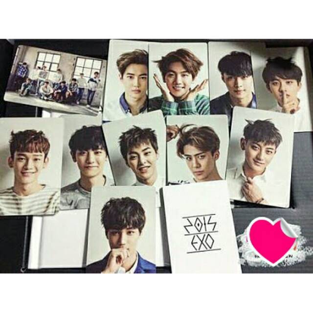 [READY] EXO 2015 SEASON GREETING PHOTOCARD / CHANYEOL SUHO BAEKHYUN SEHUN KYUNGSOO XIUMIN TAO