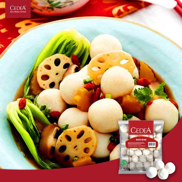 

BASO IKAN CEDEA 500GR BAKSO FISH BALL SIZE SEDANG ISI 35 PCS HALAL