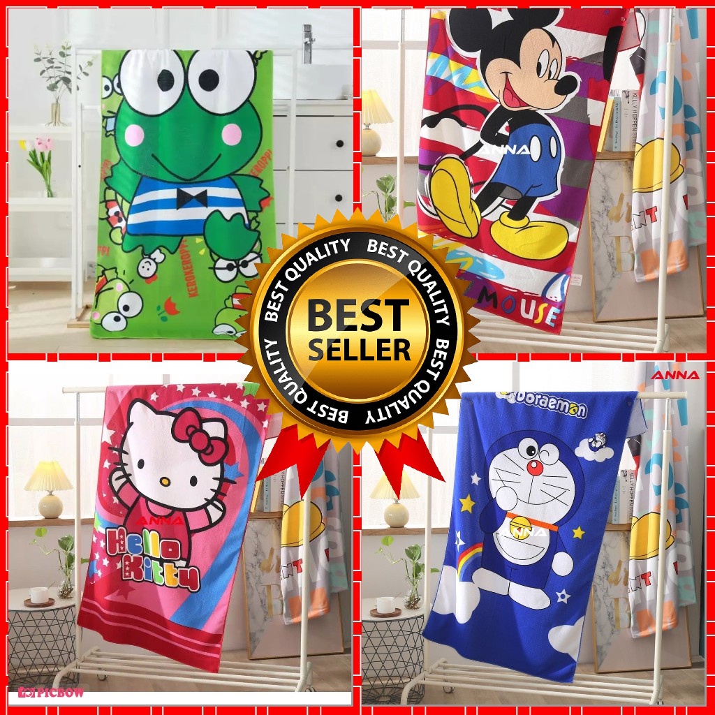 [Bayar Ditempat] Handuk Mandi Karakter / Handuk Anak / Handuk Microfiber 70x140cm Handuk Mandi Karakter Handuk Anak JUMBO LEMBUT Mudah Menyerap Handuk Dewasa Handuk Bayi Handuk Kepala Handuk Wajah Kain Lap Olahraga Handuk Olahraga