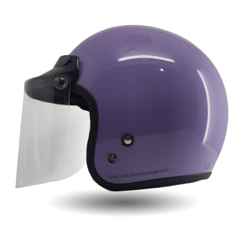 HELM BOGO POLOS FUL LEHER ORIGINAL SNI