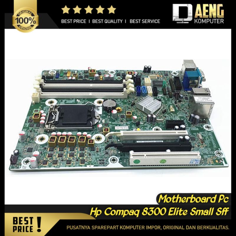 Motherboard Mainboard Mobo Pc Built Up Merk HP Compaq 8300 Elite Small Atau SFF Socket 11555 Murah