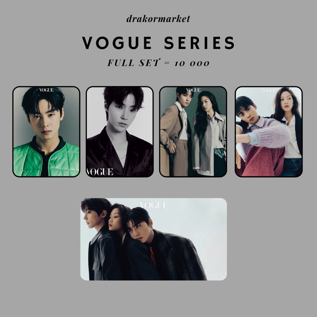 TRUE BEAUTY KIT PHOTOCARD VOGUE SERIES SUHO SEOJUN JUKYUNG CHA EUN WOO HWANG IN YEOP PO