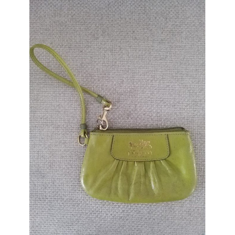 Coach Leather Wristlet preloved